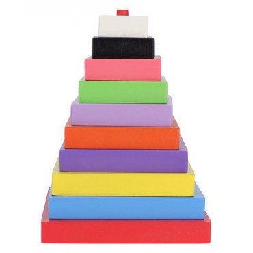 Anindita Toys Stacking Square Towers 9 Pieces